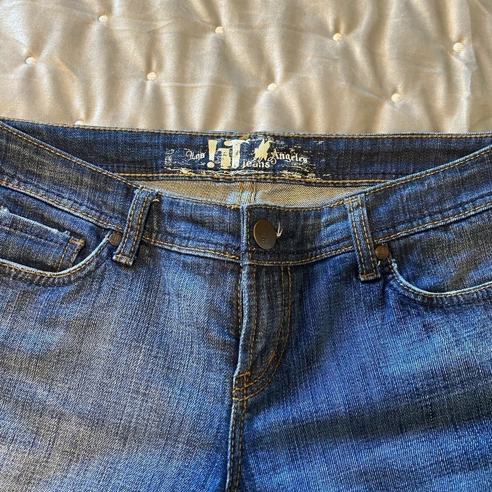 !It Jeans Los Angeles Cropped Flare Low Rise size 29 - Picture 4 of 5